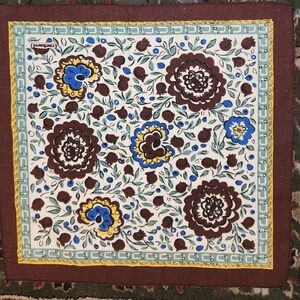 Vintage Cacherel Linen Table Napkins Set Of 6